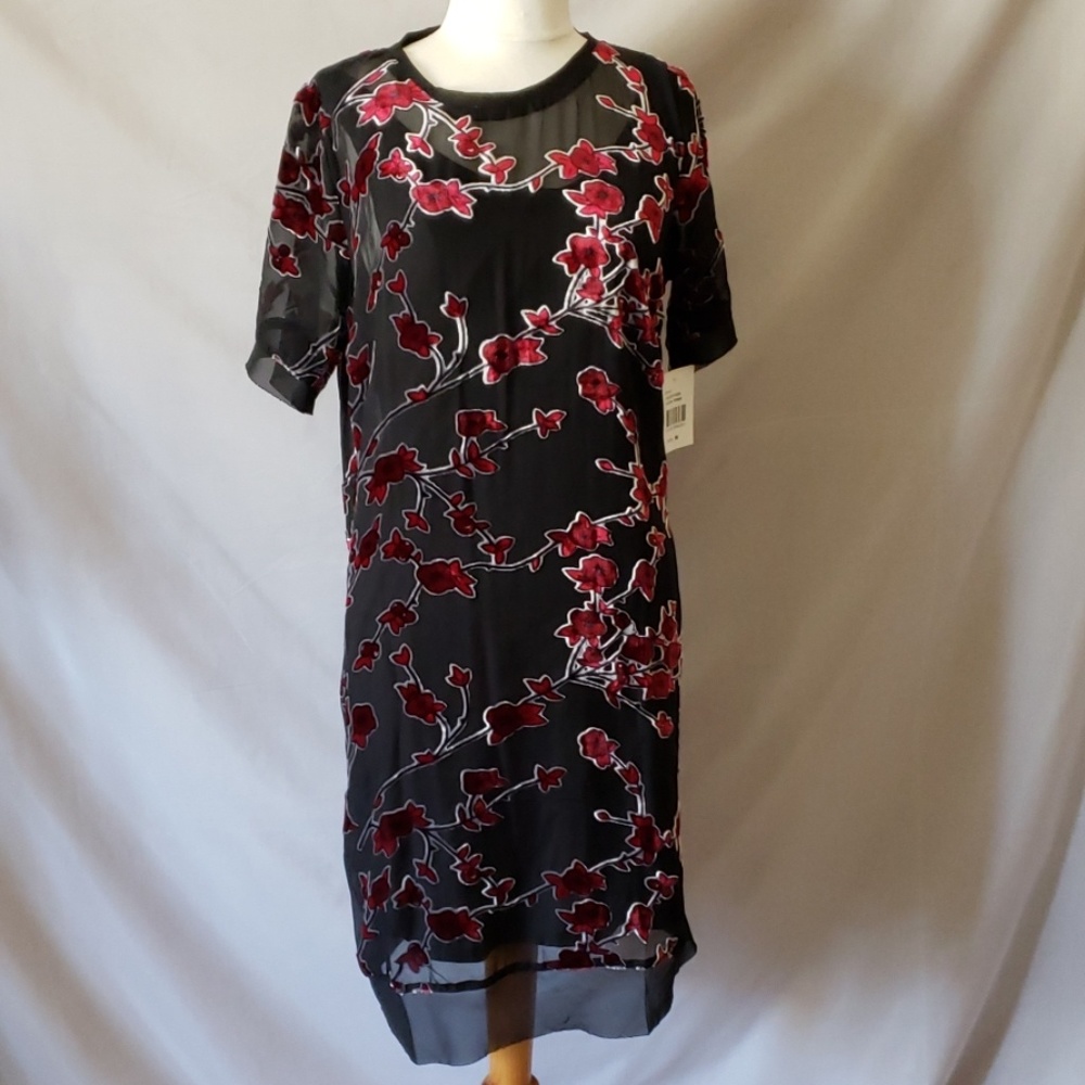 New Superfoxx Velvet Burnout Dress